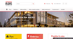 Desktop Screenshot of elgas.sk